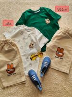 Girls' T-shirt and shorts, 3 to 7 years old