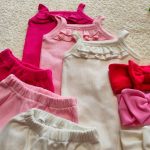 Girls' bodysuit and shorts from 3 months to 24 months