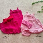 Girls' bodysuit and shorts from 3 months to 24 months