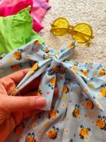 Girls' crop shorts from size 40 to size 55