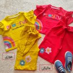 Girls' crop shorts from size 45 to size 60