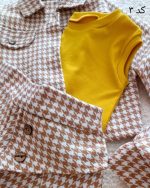 Girls' skirt suit suitable for ages 3 to 11 years