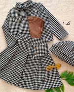Girls' skirt suit suitable for ages 3 to 11 years