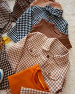 Girls' skirt suit suitable for ages 3 to 11 years