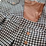 Girls' skirt suit suitable for ages 3 to 11 years