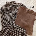 Girls' skirt suit suitable for ages 3 to 11 years