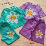Girls' t-shirts and shorts from 8 months to 4 years
