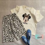 Girls' t-shirts and shorts from sizes 40 to 65
