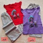 Girls' tops and pants, sizes 45 and 50