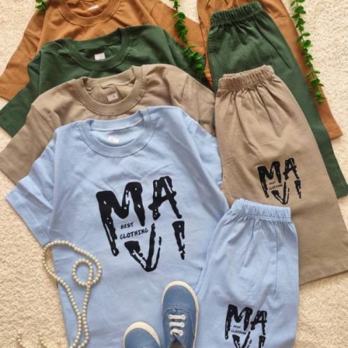 Boys' T-shirt and shorts, 5 to 10 years old