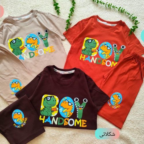 Boys' t-shirt and shorts, 4 to 7 years old