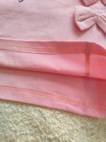 Girls' T-shirt and shorts, 2 to 5 years old