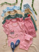 Girls' T-shirt and shorts, 2 to 5 years old