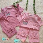 Girls' T-shirt and shorts, 2 to 5 years old