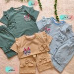 Girls' T-shirt and shorts, 2 to 5 years old