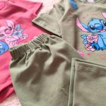 Girls' T-shirts and shorts, 1 to 7 years old