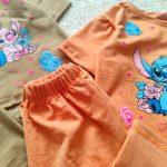 Girls' T-shirts and shorts, 1 to 7 years old