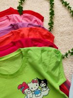 Girls' T-shirts and shorts, sizes 45 and 50