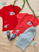 Girls' T-shirts and shorts, sizes 45 and 50