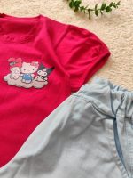 Girls' T-shirts and shorts, sizes 45 and 50