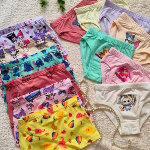 Girls' shorts from 2 years to 12 years old
