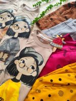 Girls' t-shirts and pants from 4 years to 13 years