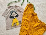 Girls' t-shirts and pants from 4 years to 13 years