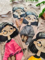 Girls' t-shirts and pants from 4 years to 13 years