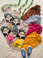 Girls' t-shirts and pants from 4 years to 13 years