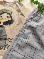 Girls' t-shirts and pants from 4 years to 13 years