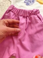 Girls' t-shirts and shorts from 2 to 5 years old