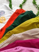 Girls' t-shirts and shorts from 2 to 5 years old