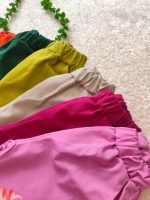Girls' t-shirts and shorts from 2 to 5 years old