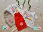 Girls' t-shirts and shorts from 2 to 5 years old