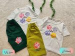 Girls' t-shirts and shorts from 2 to 5 years old