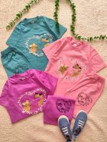 Girls' t-shirts and shorts from size 40 to size 55