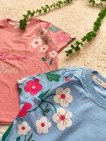 Girls' t-shirts and shorts from size 40 to size 55