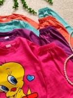 Girls' t-shirts and shorts from sizes 35 to 45