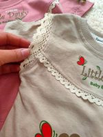 Girls' t-shirts and shorts from sizes 35 to 50