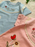 Girls' t-shirts and shorts from sizes 35 to 50