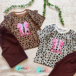 Girls' t-shirts and shorts from sizes 40 to 55