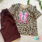 Girls' t-shirts and shorts from sizes 40 to 55