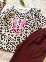 Girls' t-shirts and shorts from sizes 40 to 55