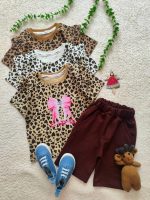 Girls' t-shirts and shorts from sizes 40 to 55