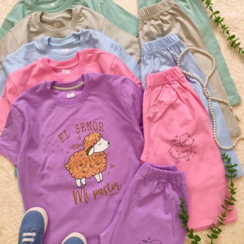 T-shirts and shorts for girls and boys from 2 years to 9 years