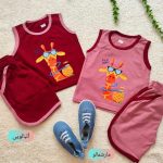 Tops and shorts for girls and boys, 1 year to 4 years