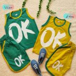 Tops and shorts for girls and boys, ages 4 to 10