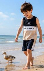 Boys' tops and shorts from ages 5 to 9