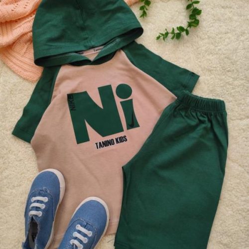 Boys' t-shirt and shorts, 2 to 5 years old