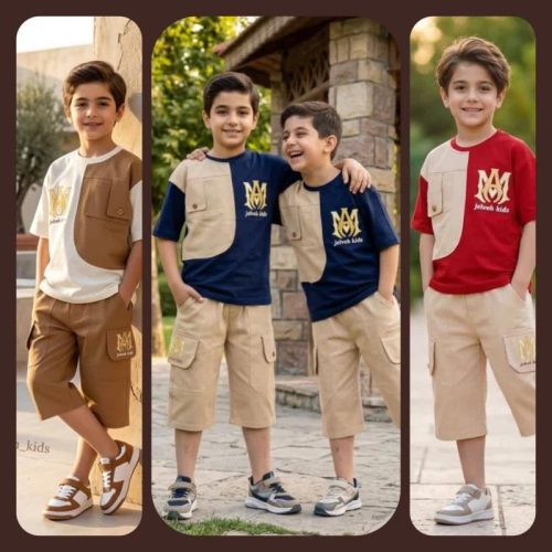 Boys' t-shirts and shorts from 1 year to 11 years
